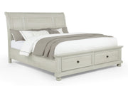 Crownmark Claribelle Storage Bed - White