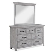 Crownmark Beckett Bedroom Set Dresser and Mirror