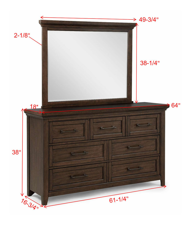 Beckett Bedroom Set - Brown
