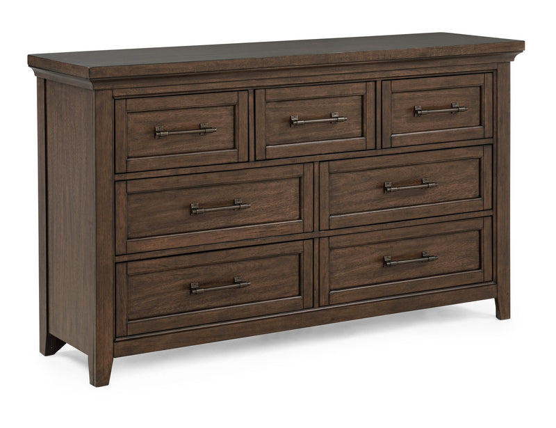 Crownmark Beckett Bedroom Set - Brown Dresser