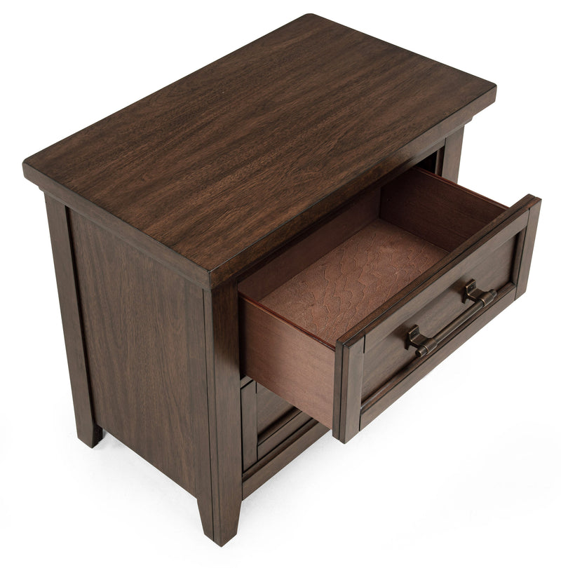 Crownmark Beckett Nightstand - Brown