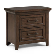 Crownmark Beckett Nightstand - Brown