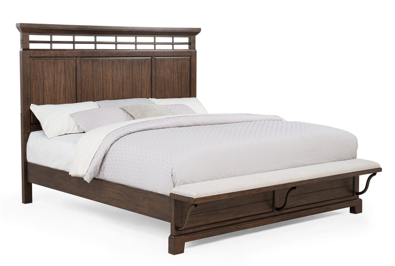 Crownmark Beckett Bedroom Set - Brown King Bed