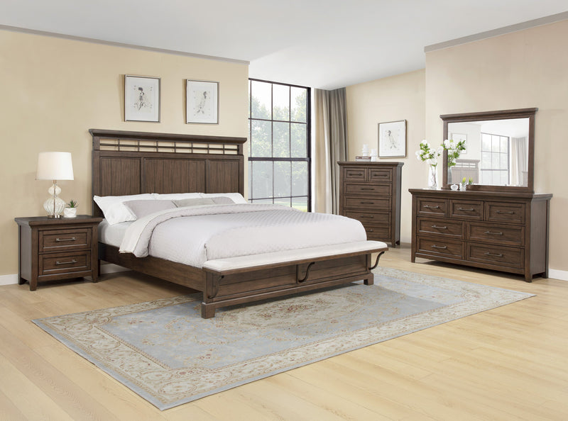 Crownmark Beckett Bed - Brown