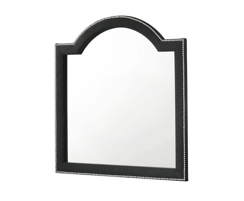 Crownmark Cameo Bedroom Set - Black Mirror
