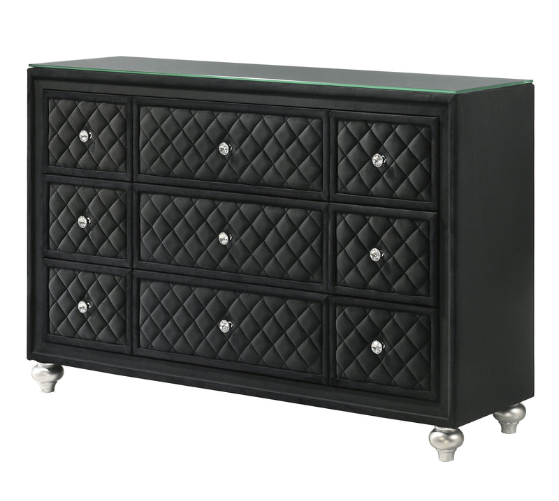 Crownmark Cameo Dresser - Black