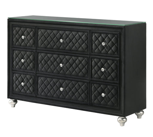 Crownmark Cameo Dresser - Black
