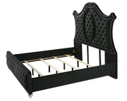 Crownmark Cameo Bedroom Set - Black King Bed