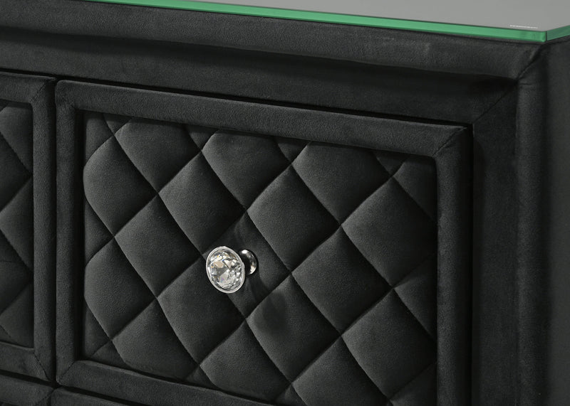 Crownmark Cameo Bed - Black