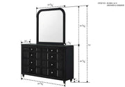Crownmark Armany Bedroom Set Dresser and Mirror