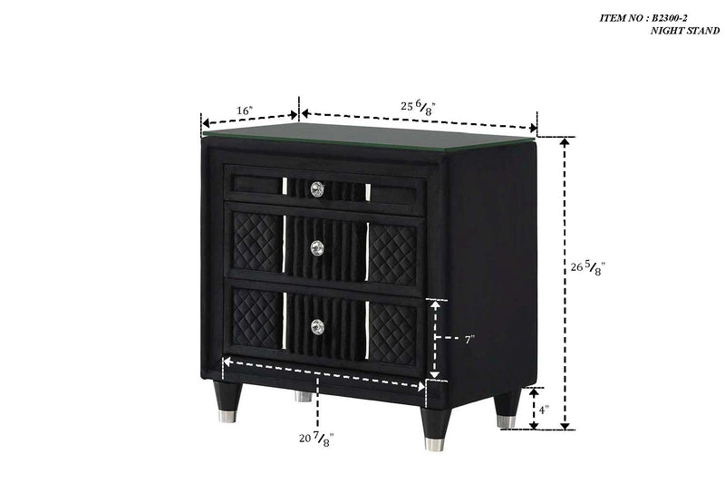 Crownmark Armany Nightstand