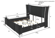 Crownmark Armany Bedroom Set King Bed