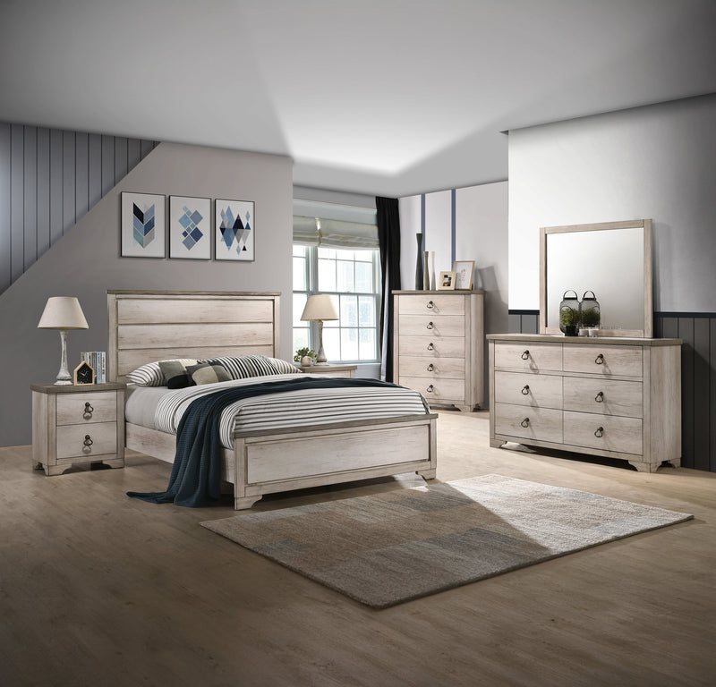 Crownmark Patterson Panel Bed