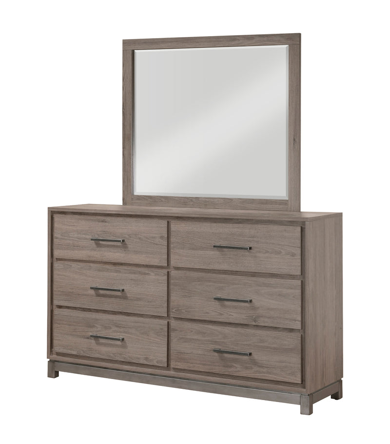 Crownmark River Bedroom Set Dresser and Mirror