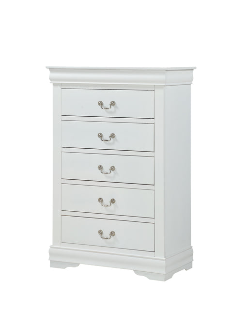 Crownmark Louis Philip Chest - White