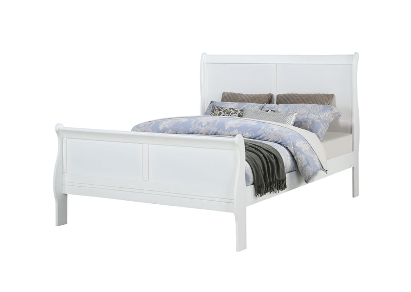 Louis Philip Bed - White