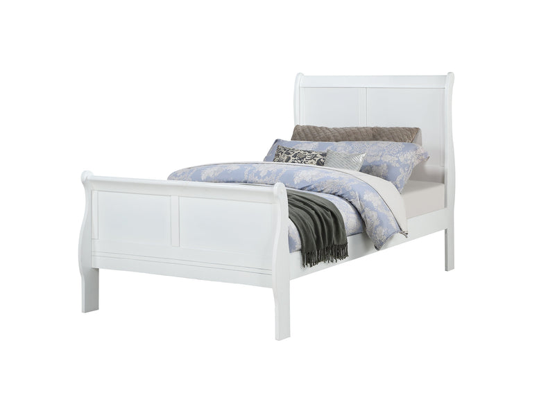 Louis Philip Bed - White