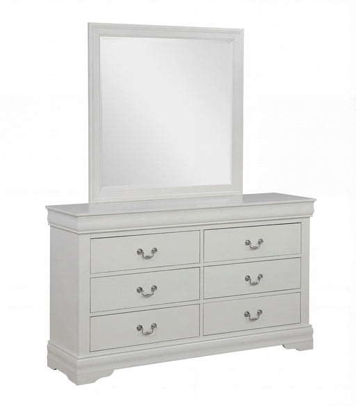 Crownmark Louis Philip Mirror Greige