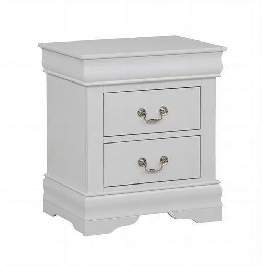 Crownmark Louis Philip Nightstand Greige