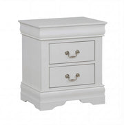 Crownmark Louis Philip Bedroom Set - Greige Nightstand