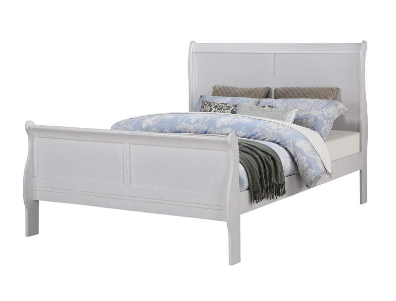 Louis Philip Bed - Greige