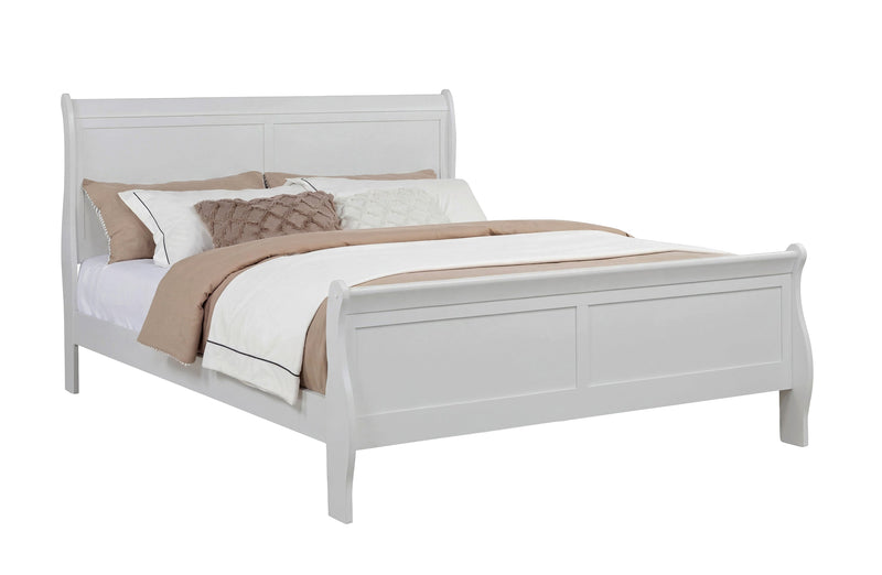 Louis Philip Bed - Greige