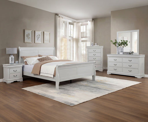 Crownmark Louis Philip Bedroom Set - Greige