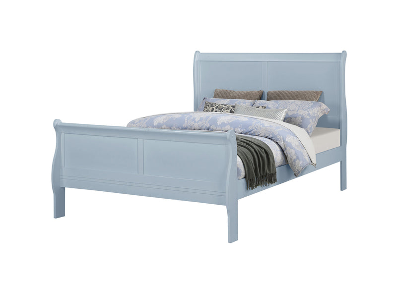 Louis Philip Bed - Blue