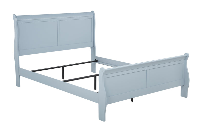 Louis Philip Bed - Blue