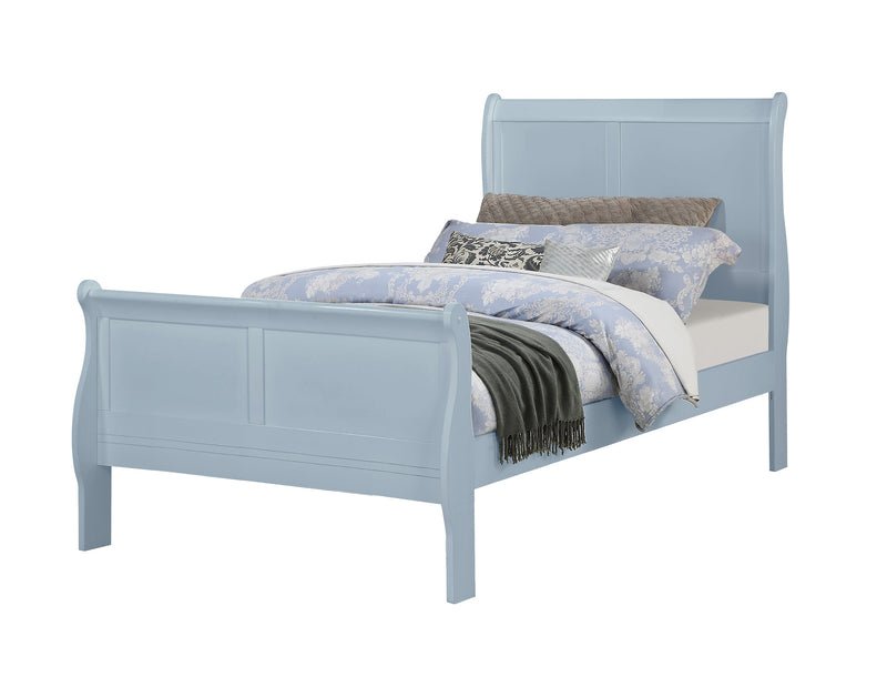 Louis Philip Bed - Blue