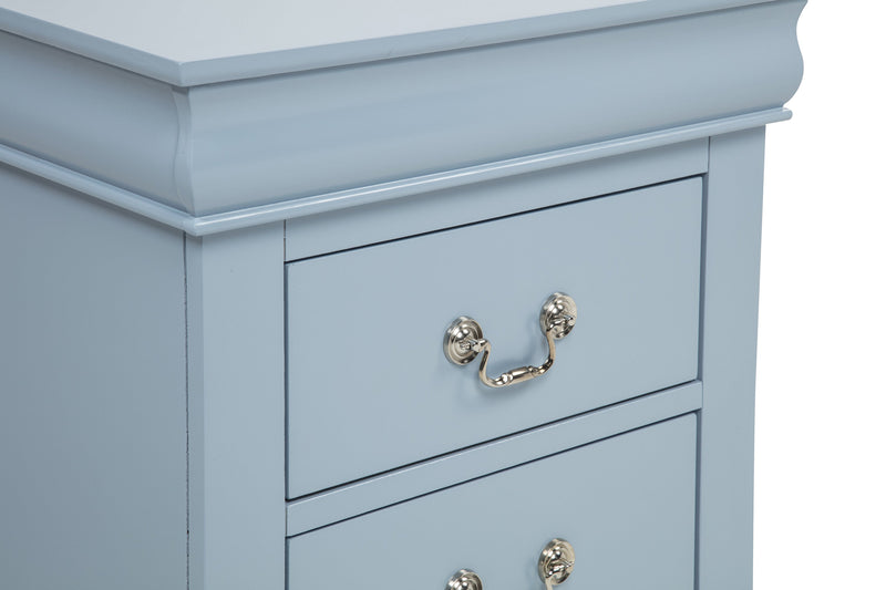 Crownmark Louis Philip Bedroom Set - Blue