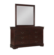 Crownmark Louis Philip Bedroom Set Dresser and Mirror