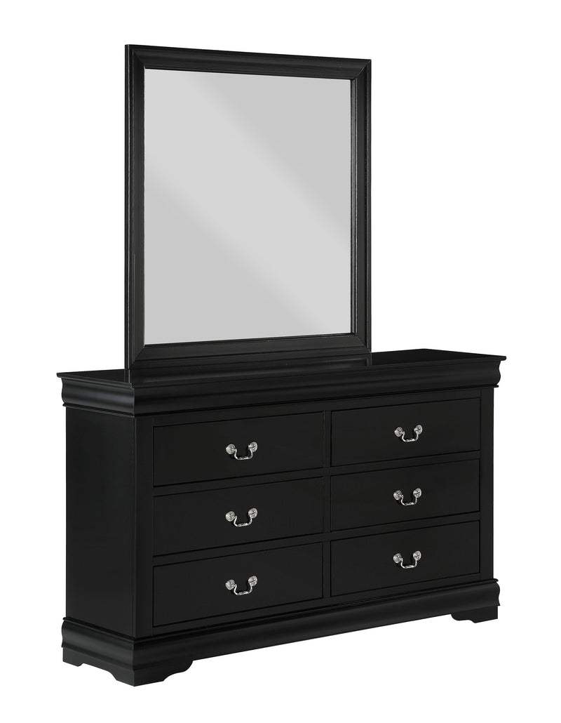 Louis Philip Bedroom Set - Black