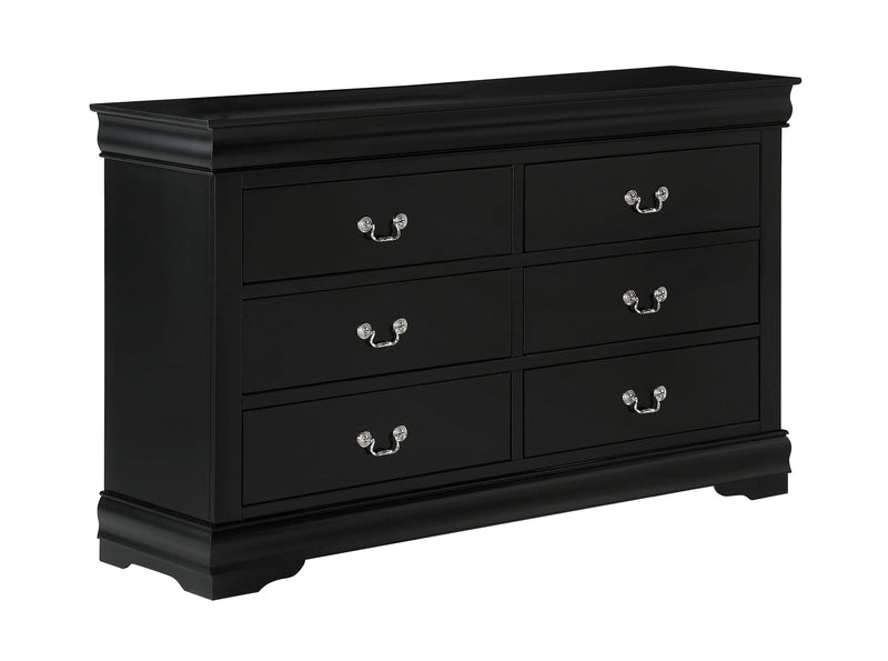Louis Philip Bedroom Set - Black