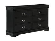 Crownmark Louis Philip Bedroom Set - Black Dresser