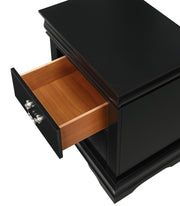 Crownmark Louis Philip Nightstand - Black