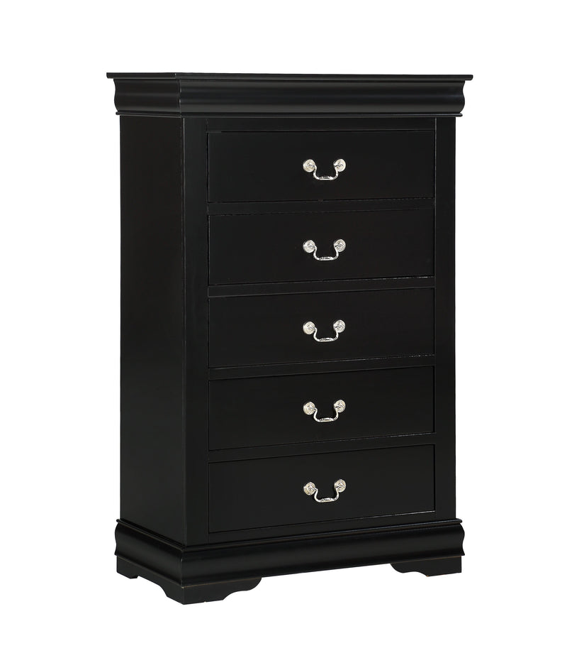 Crownmark Louis Philip Chest Black