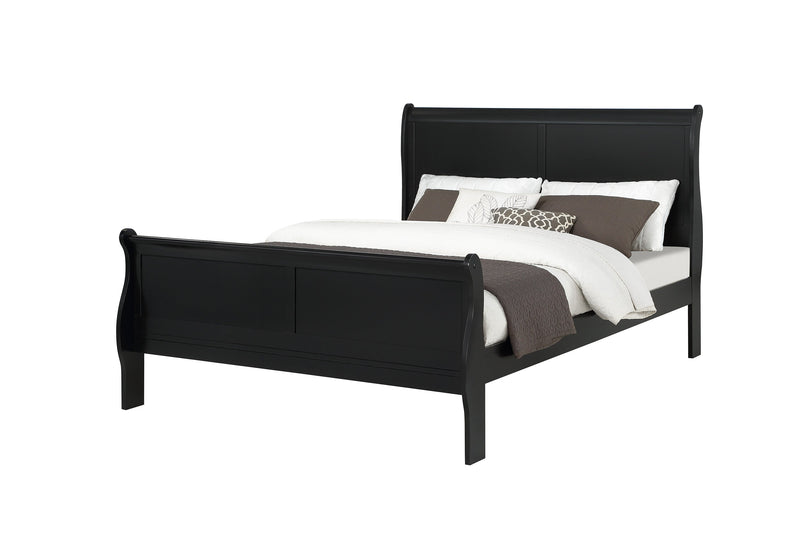Crownmark Louis Philip Bed - Black