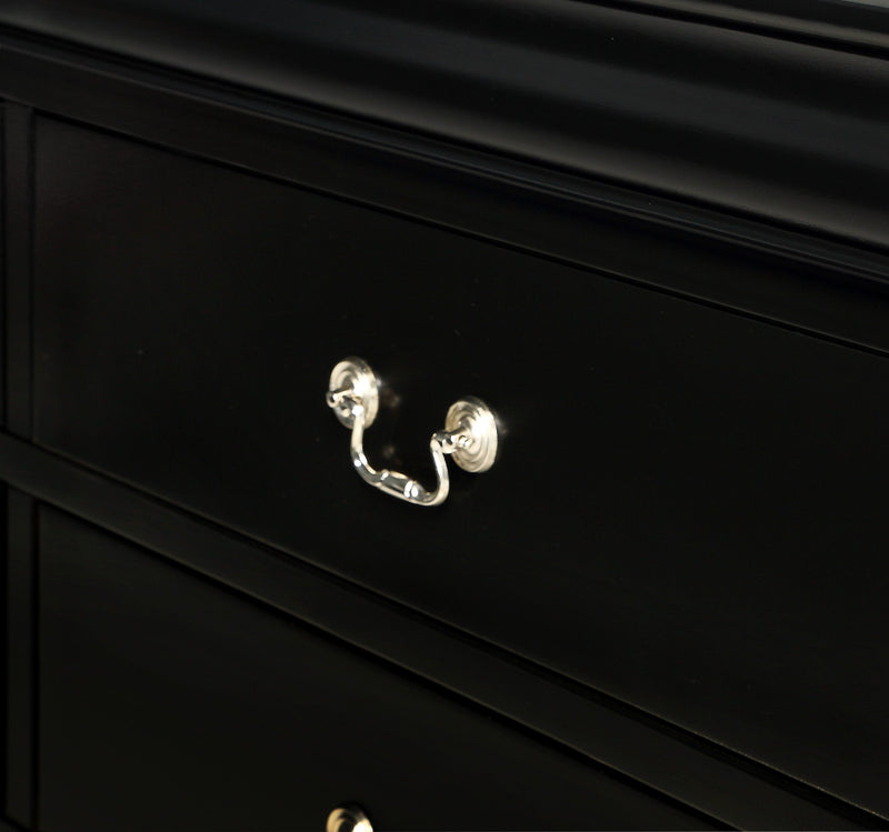 Crownmark Louis Philip Bedroom Set - Black