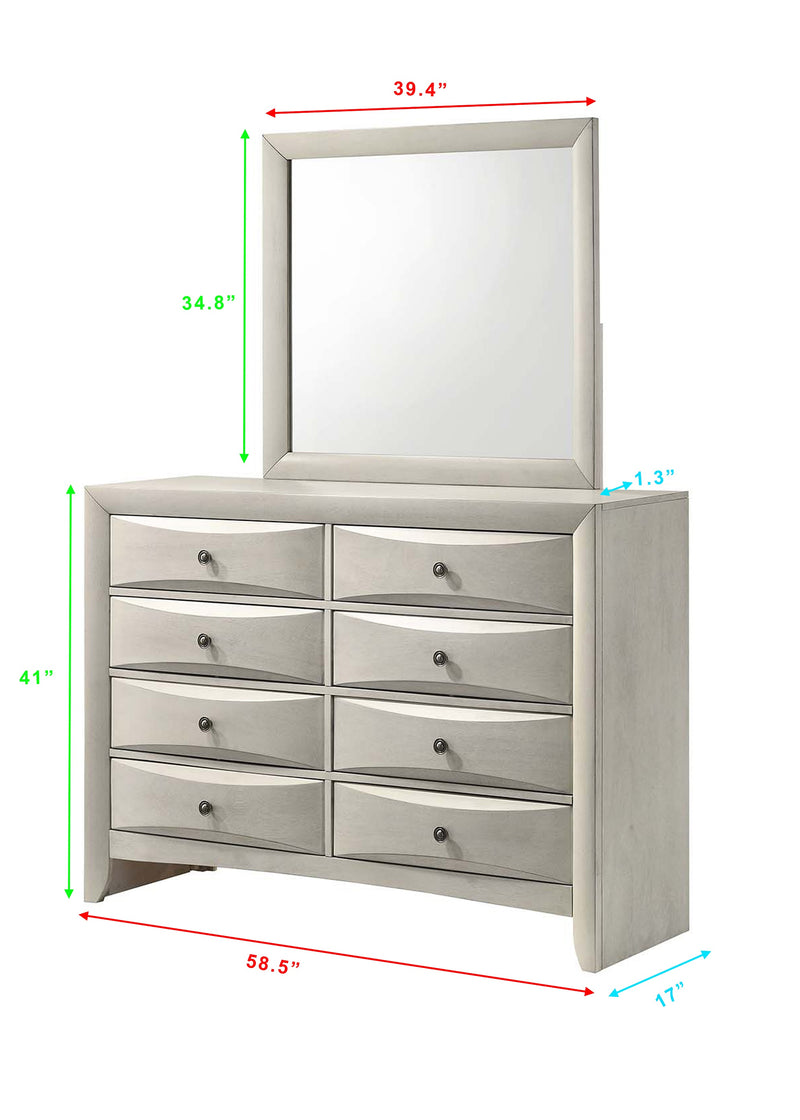 Emily Bedroom Set - White