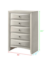 Crownmark Emily Chest - White