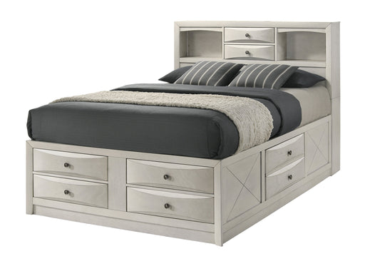 Crownmark Emily Storage Bed - White