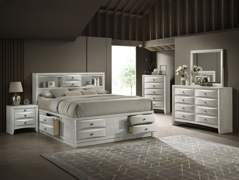 Crownmark Emily Bedroom Set - White
