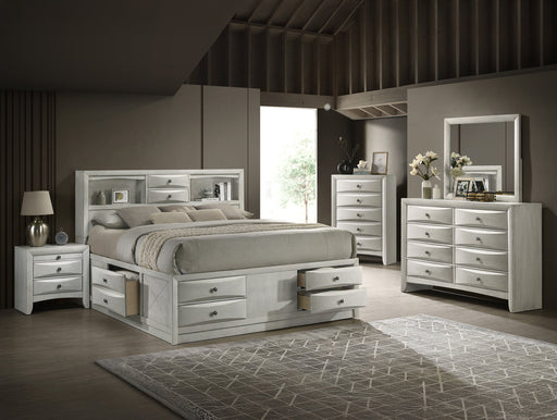 Crownmark Emily Storage Bed - White