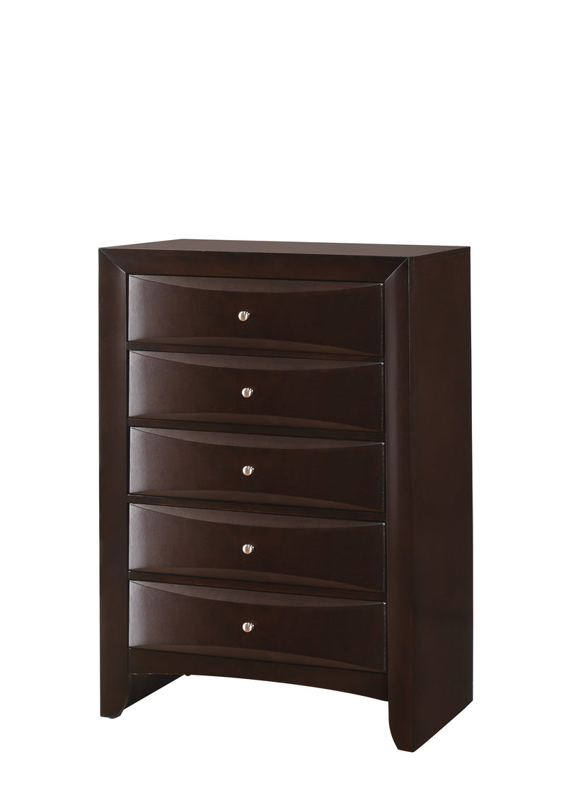 Crownmark Emily Chest - Dark Cherry