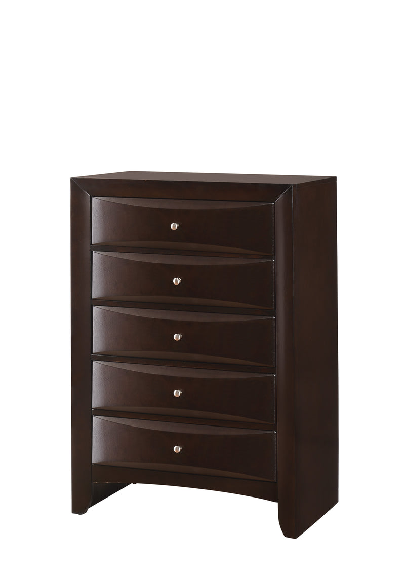 Emily Bedroom Set Dark Cherry