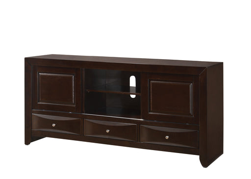 Crownmark Emily TV Stand Dark Cherry