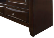 Crownmark Emily TV Stand Dark Cherry