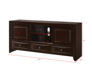 Crownmark Emily TV Stand Dark Cherry