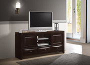 Crownmark Emily TV Stand Dark Cherry